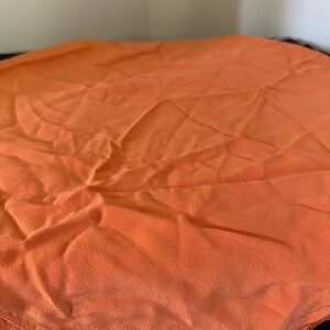 Vibrant Orange Silk Scarf by Stephan Janson. 34x34